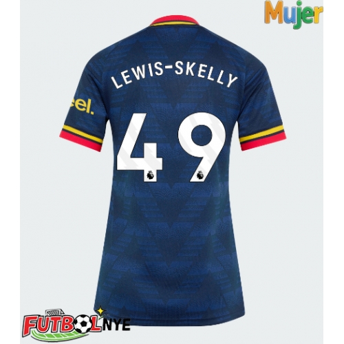Camiseta Arsenal Myles Lewis-Skelly #49 Visitante Equipación para mujer 2026-27 manga corta